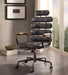 Five Star Furniture - Calan Vintage Black Top Grain Leather Office Chair image