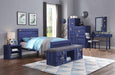 Five Star Furniture - Cargo Blue Twin Bed image