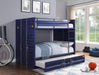 Five Star Furniture - Cargo Blue Bunk Bed (Full/Full) image