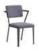 Five Star Furniture - Cargo Gray Fabric & Gunmetal Chair image