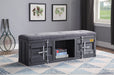 Five Star Furniture - Cargo Gray Fabric & Gunmetal Bench (Storage) image