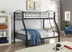 Five Star Furniture - Cayelynn Black Bunk Bed (Twin/Full) image