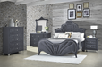 Five Star Furniture - Dante Gray Velvet Queen Bed image