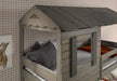 Five Star Furniture - Darlene Rustic Gray Twin/Twin Bunk Bed image