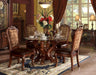 Five Star Furniture - Dresden Cherry Oak & Clear Glass Dining Table image