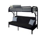 Five Star Furniture - Eclipse Black Bunk Bed (Twin/Full/Futon) image