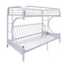 Five Star Furniture - Eclipse White Bunk Bed (Twin/Full/Futon) image