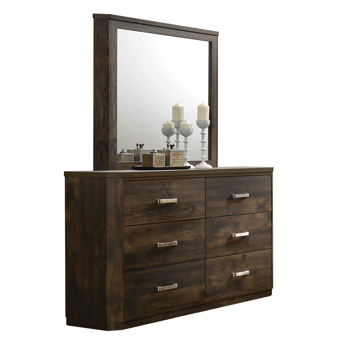 Five Star Furniture - Elettra Rustic Walnut Mirror