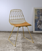 Five Star Furniture - Faina Whiskey PU & Gold Side Chair image