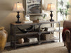 Five Star Furniture - Gorden Weathered Oak & Antique Silver Console Table image