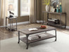 Five Star Furniture - Gorden Weathered Oak & Antique Nickel Coffee Table image