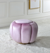 Five Star Furniture - Heiress Bubblegum Pink Velvet Ottoman image