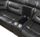 Five Star Furniture - Imogen Gray Leather-Aire Sectional Sofa (Power Motion) image