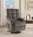 Five Star Furniture - Ipompea Gray Velvet Recliner w/Power Lift & Massage image