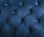 Five Star Furniture - Iberis Navy Velvet Sofa image