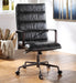 Five Star Furniture - Jairo Vintage Black Top Grain Leather Office Chair image