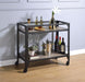 Five Star Furniture - Jorgensen Rustic Oak & Charcoal Serving Cart image