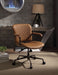 Five Star Furniture - Josi Coffee Top Grain Leather Office Chair image