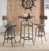 Five Star Furniture - Kaeso Walnut & Gunmetal Bar Table image