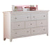 Five Star Furniture - Lacey White Dresser image