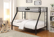 Five Star Furniture - Limbra Sandy Black Bunk Bed (Twin XL/Queen) image