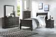 Five Star Furniture - Louis Philippe Dark Gray Full Bed image