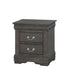 Five Star Furniture - Louis Philippe Dark Gray Nightstand image