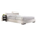 Five Star Furniture - Manjot White PU Queen Bed image