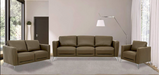 Five Star Furniture - Malaga Taupe Leather Sofa image