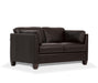 Five Star Furniture - Matias Chocolate Leather Loveseat image