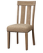 Five Star Furniture - Nathaniel Fabric & Maple Side Chair , Slatted Back image