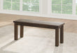 Five Star Furniture - Nabirye Dark Oak Bench image