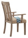 Five Star Furniture - Nathaniel Fabric & Maple Arm Chair , Slatted Back image