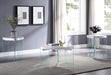 Five Star Furniture - Noland White High Gloss & Clear Glass Coffee Table image