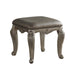 Five Star Furniture - Northville PU & Antique Silver Vanity Stool image