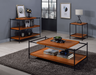 Five Star Furniture - Oaken Honey Oak & Black Coffee Table image