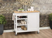 Five Star Furniture - Ottawa Natural & White Kitchen Cart image