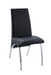 Five Star Furniture - Pervis Black PU & Chrome Side Chair image