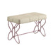 Five Star Furniture - Priya II White & Light Purple Bench image