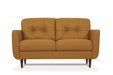 Five Star Furniture - Radwan Camel Leather Loveseat image