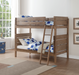 Five Star Furniture - Ranta Antique Oak Bunk Bed (Twin/Twin) image