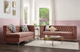 Five Star Furniture - Rhett Dusty Pink Velvet Sectional Sofa image