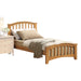 Five Star Furniture - San Marino Maple Twin Bed image