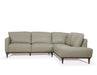 Five Star Furniture - Tampa Airy Green Leather Sectional Sofa image