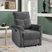 Five Star Furniture - Treyton Gray Chenille Glider Recliner image