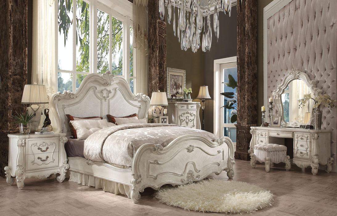 Five Star Furniture - Versailles Bone White Eastern King Bed