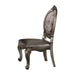 Five Star Furniture - Versailles Silver PU & Antique Platinum Side Chair image