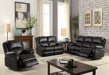 Five Star Furniture - Zuriel Black PU Sofa (Motion) image