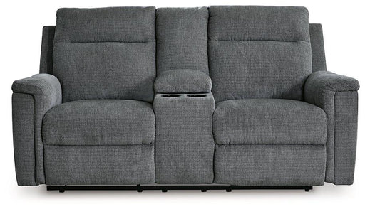 Barnsana Power Reclining Loveseat with Console image