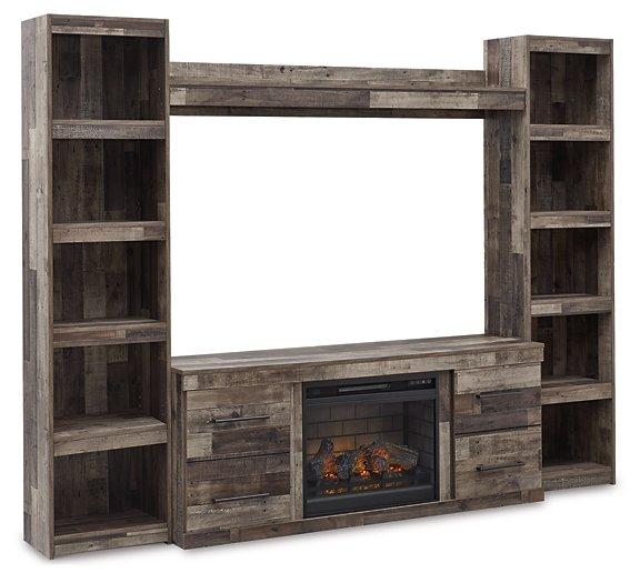 Five Star Furniture - Derekson 4-Piece Entertainment Center with Electric Fireplace image